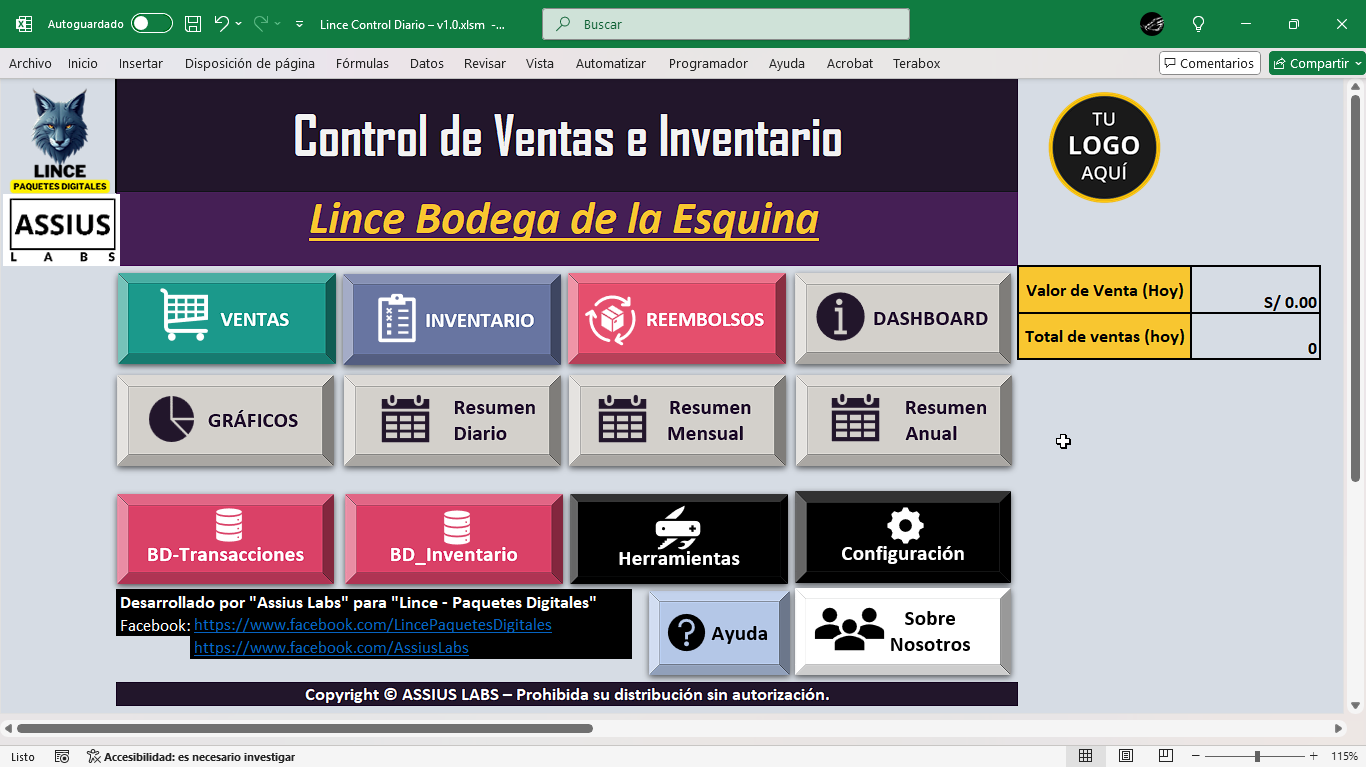 Lince Control Diario V1.0